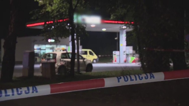 Napad na stację paliw w Katowicach