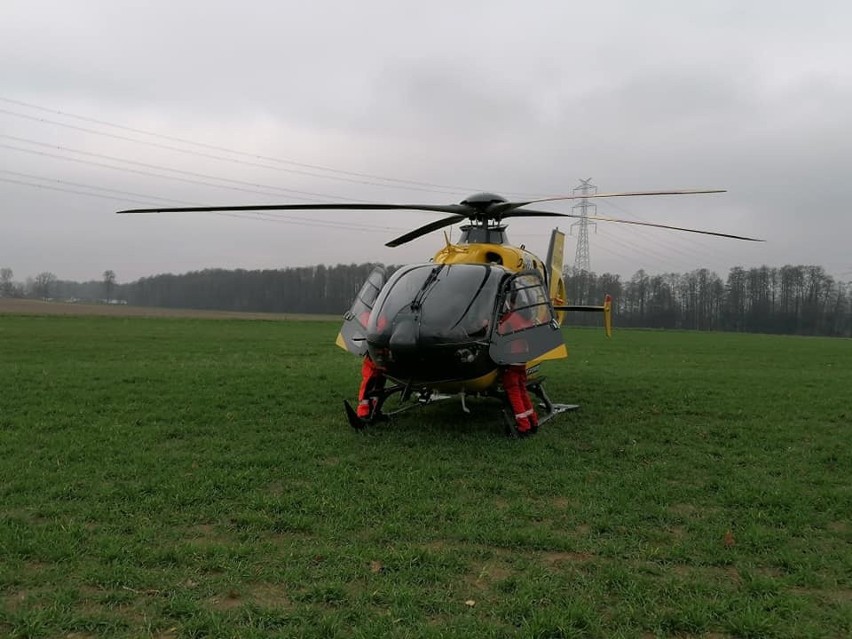 Wypadek niedaleko miejscowości Milewo