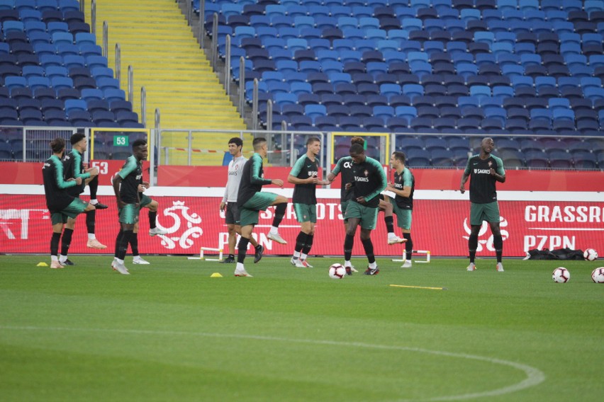 Reprezentacja Portugalii trenuje na Stadionie Śląskim przed...