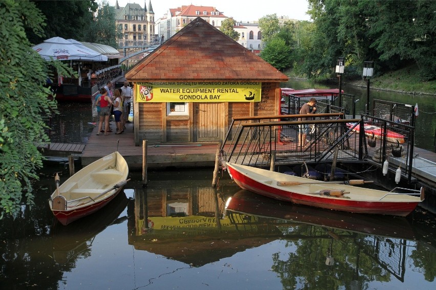 27.07.2013 wroclaw gazeta wroclawska zatoka gondoli przy...