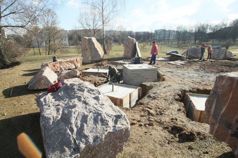 Rozpoczęcie budowy pomnika Sen w Kielcach