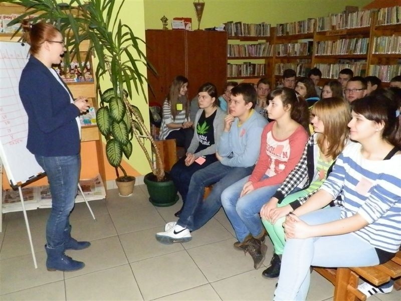 Spotkanie z gimnazjalistami w Krasnem