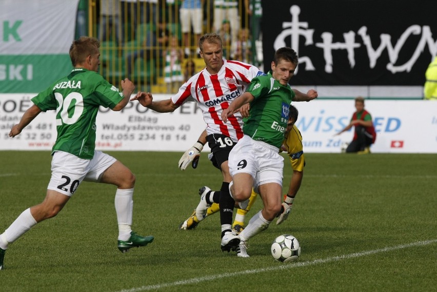 Sezon 2008/2009. Lechia Gdańsk na 9. miejscu....