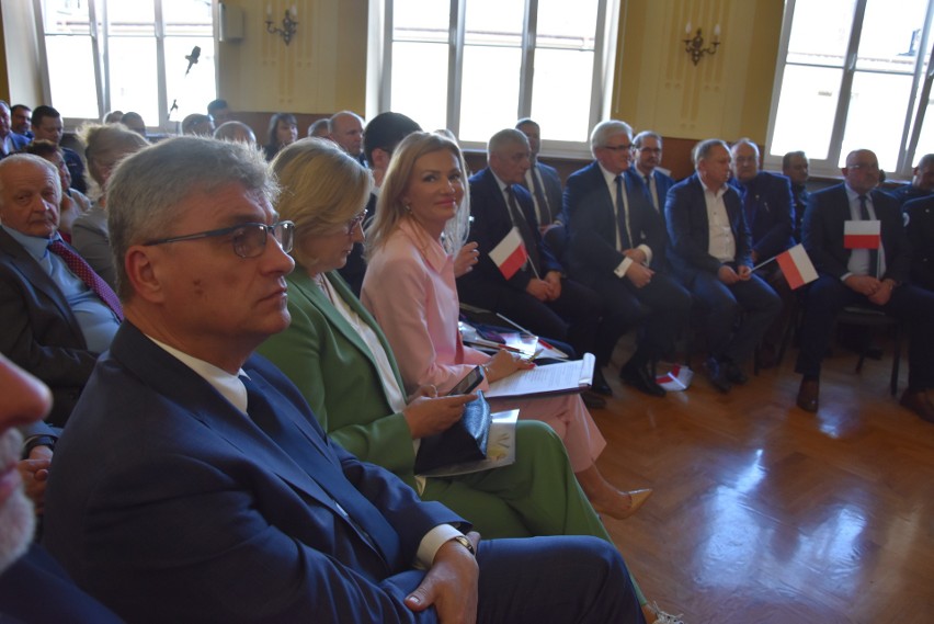 Podczas spotkania z minister Anną Moskwą aula MCSN  była...