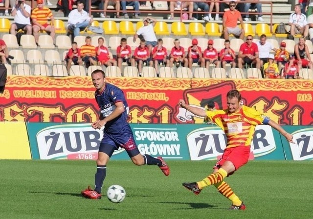 Dwa gole Tomasza Frankowiego odebrały nadzieję na trzy punkty dla Odry