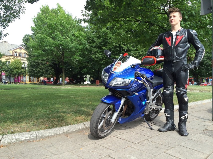 Bartek Ambrożkiewicz jest zapalonym motocyklistą