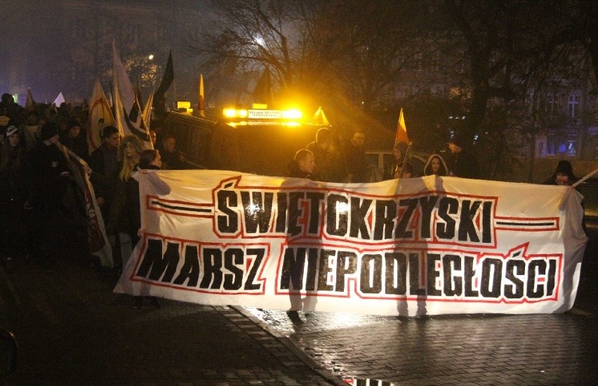 Świętokrzyski Marsz Niepodległości przeszedł ulicami Kielc