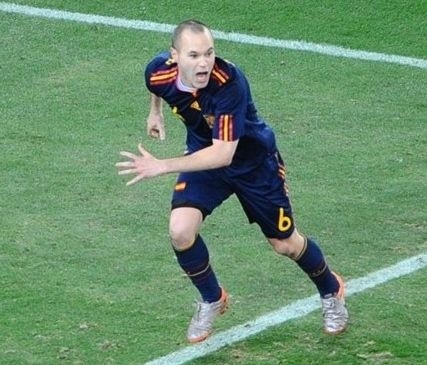 Zdobywca zwycięskiego gola Andres Iniesta