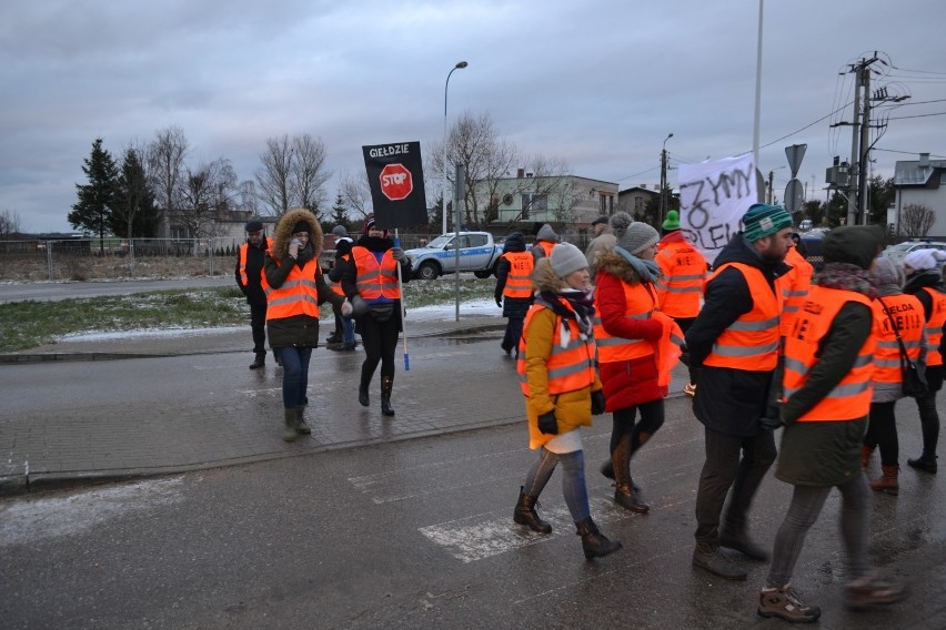 Protest przeciwko giełdzie w Cieplewie [6.01.2019]....