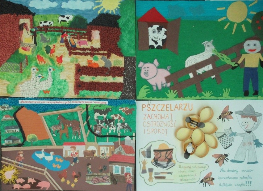 KRUS. X edycja Ogólnopolskiego Konkursu Plastycznego dla dzieci "Bezpiecznie na wsi: nie ryzykujesz, gdy zwierzęta znasz i szanujesz"