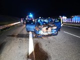 Śmiertelny wypadek na autostradzie A1. Nie żyją 2 kobiety. Droga była przez kilka godzin całkowicie zablokowana [zdjęcia, wideo]