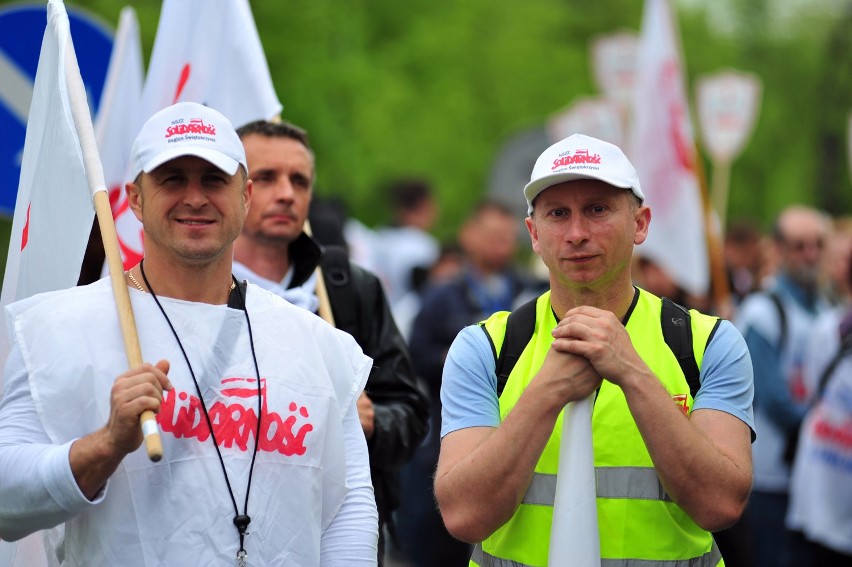 Protest nauczycieli w Warszawie