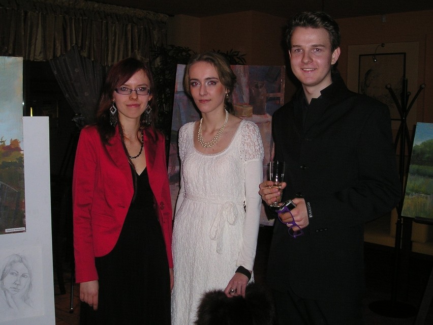 Goleniowscy artyści, od lewej: Paulina Madejska, Anna...