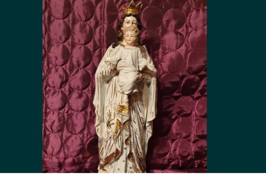 Matka Boska z Jezusem - stara figurka - 49 tys. zł