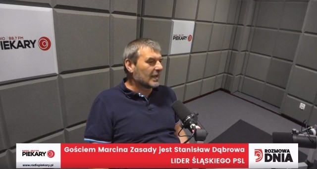 Gościem Marcina Zasady był Stanisław Dąbrowa, lider śląskich struktur PSL