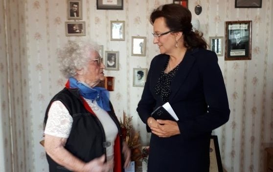 100-letnia pani Stefania Kuleta z Końskich z medalem za zasługi dla ojczyzny (ZDJĘCIA)