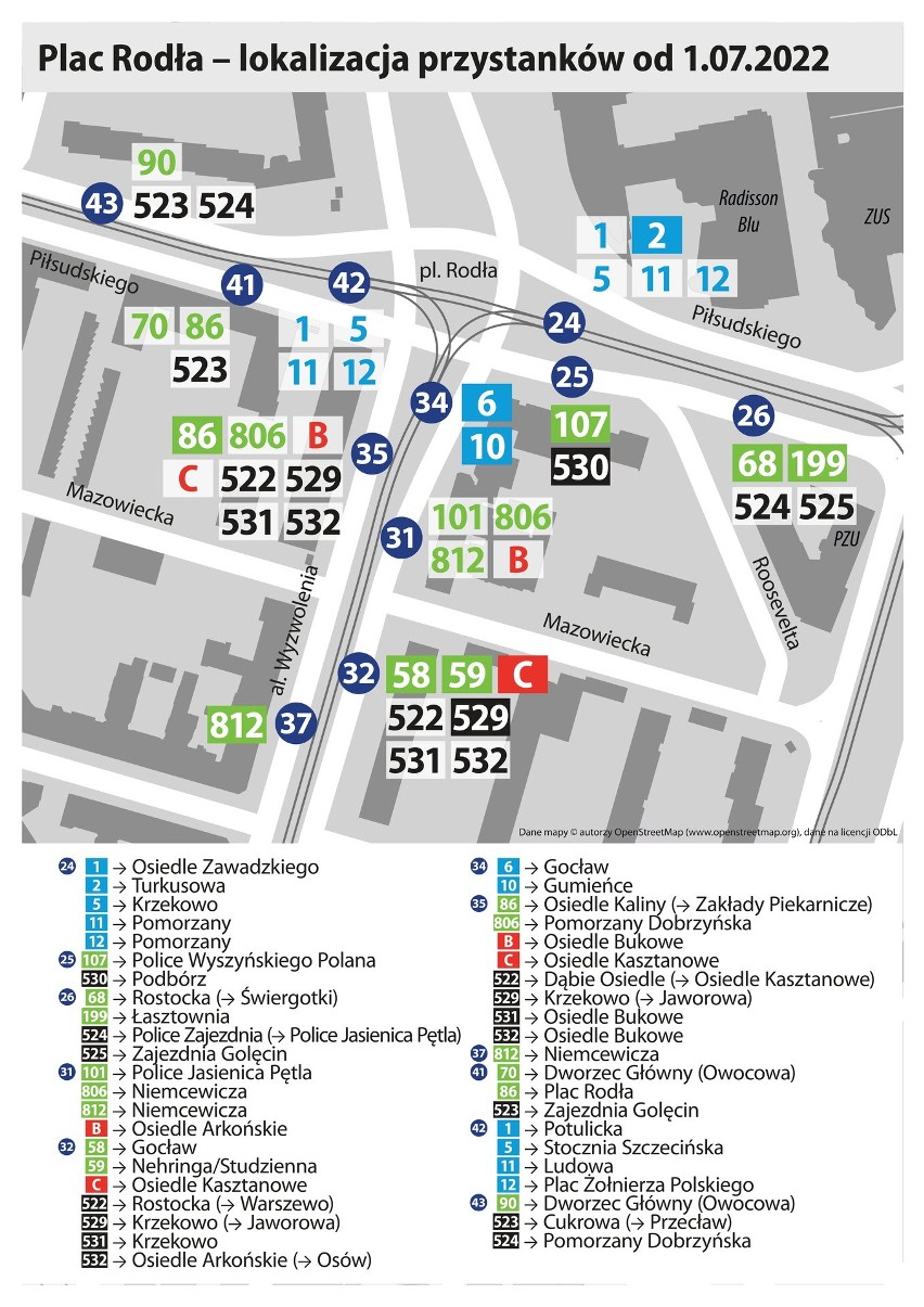 Plac Rodła 28.06.2022: tramwaje już jeżdżą, od 1 lipca...