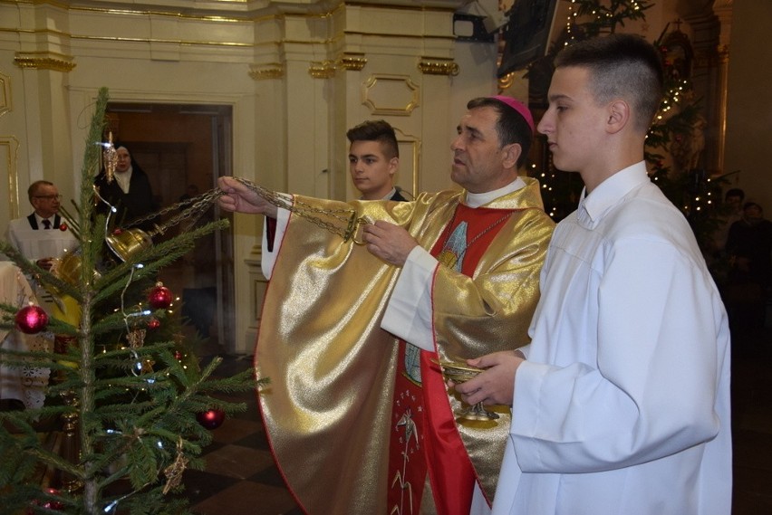 Boże Narodzenie 2019. Pasterka w kościele parafialnym pw. Wniebowzięcia NMP w Siemiatyczach
