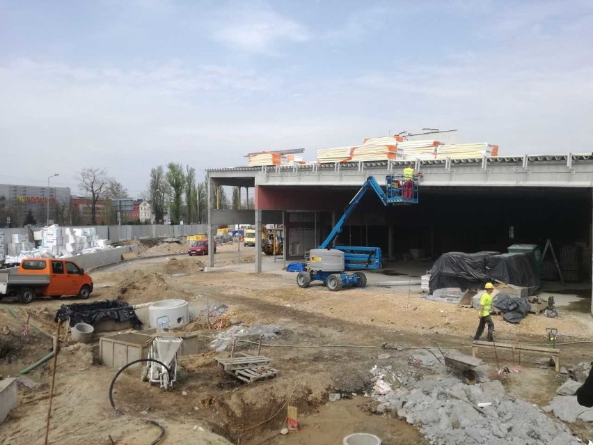 Budowa nowego Lidla w Katowicach