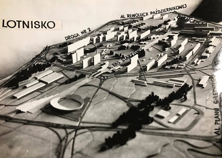 Plan zabudowy lotniska w Czyżynach