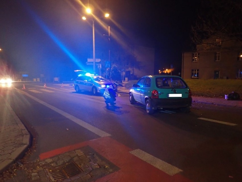 Wypadek na Zebrzydowickiej w Rybniku. Opel uderzył w yamahę