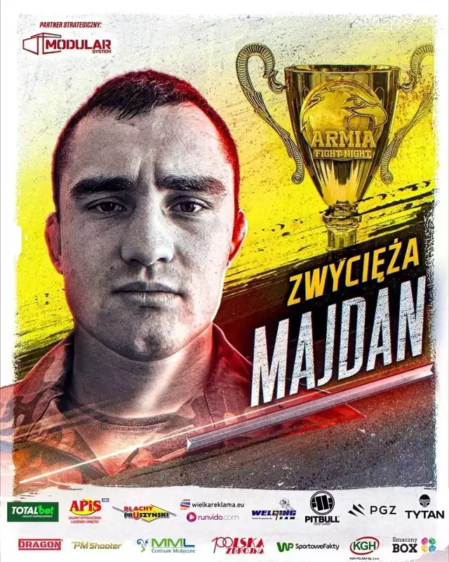 Błażej Majdan zanotował wygraną na punkty podczas gali MMA w Łodzi