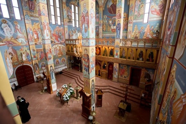Cerkiew pod wezwaniem świętego Męczennika Gabriela w pełnej okazałości. Freski są już gotowe