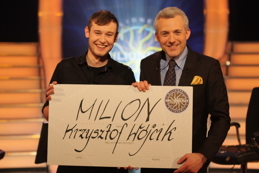 Krzysztof Wójcik wygrał milion w "Milionerach"...