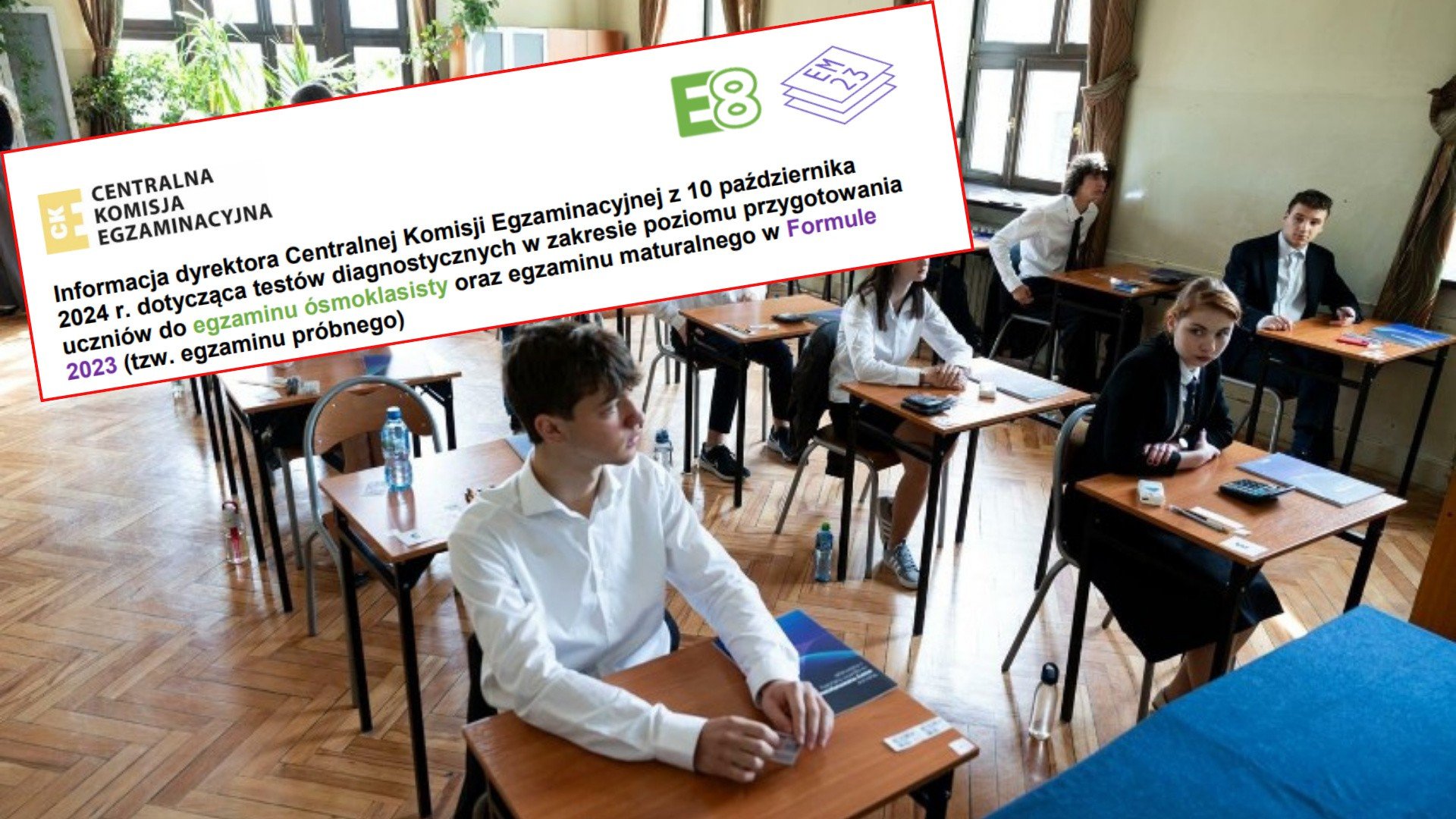 Terminy próbnych egzaminów ósmoklasisty i matur. CKE podaje dokładne