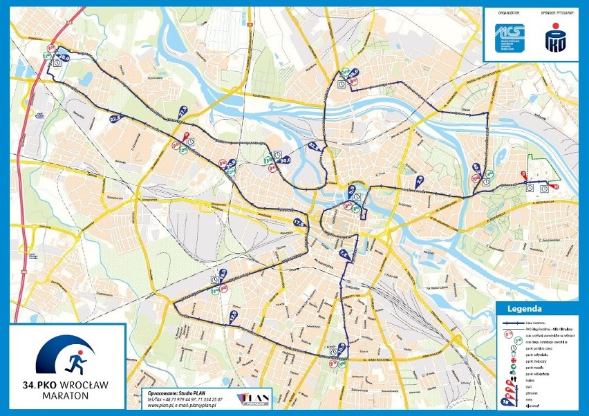 Trasa Wrocław Maratonu. Są zmiany. Zobacz jakie