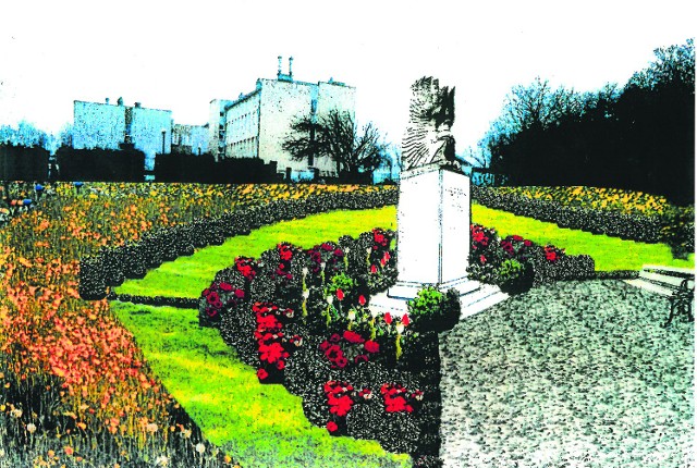 Monument to replika obelisku, kt&oacute;ry stoi na Cmentarzu Żołnierza Polskiego na Monte Cassino. Ma mieć ponad trzy metry. Dookoła pomnika ma być zasadzony trawnik i klomby z  kwiatami