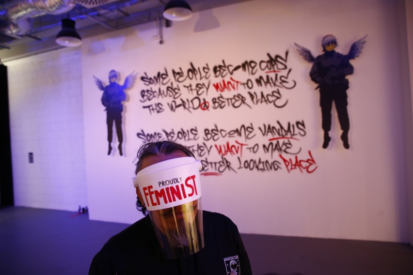 Warszawa: Wystawa prac Banksy'ego w Centrum Praskim Koneser [ZDJĘCIA] "Stworzyłem coś wyjątkowego dla Warszawy"