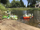 W szkole w Bierkowie zwodowano pływające roboty Lego [ZDJĘCIA, WIDEO]