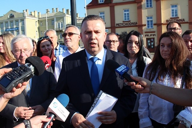 Mariusz Bodo, obecny radny miejski, jest kandydatem PiS na prezydenta Skarżyska-Kamiennej