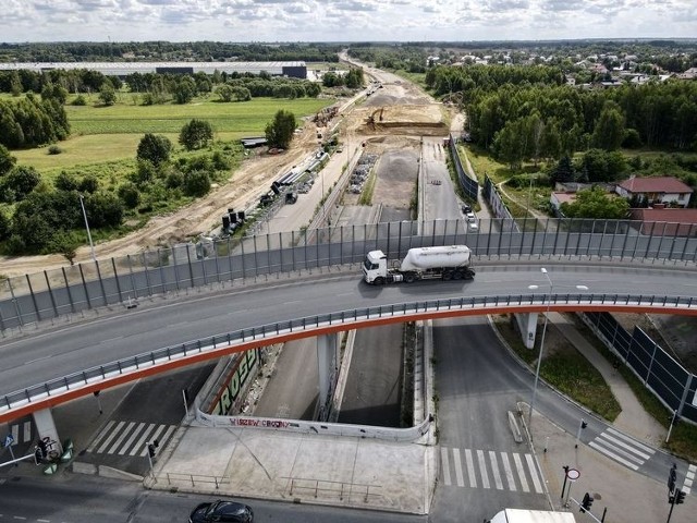 Nowa trasa Górna jest coraz wyraźniej widoczna w terenie