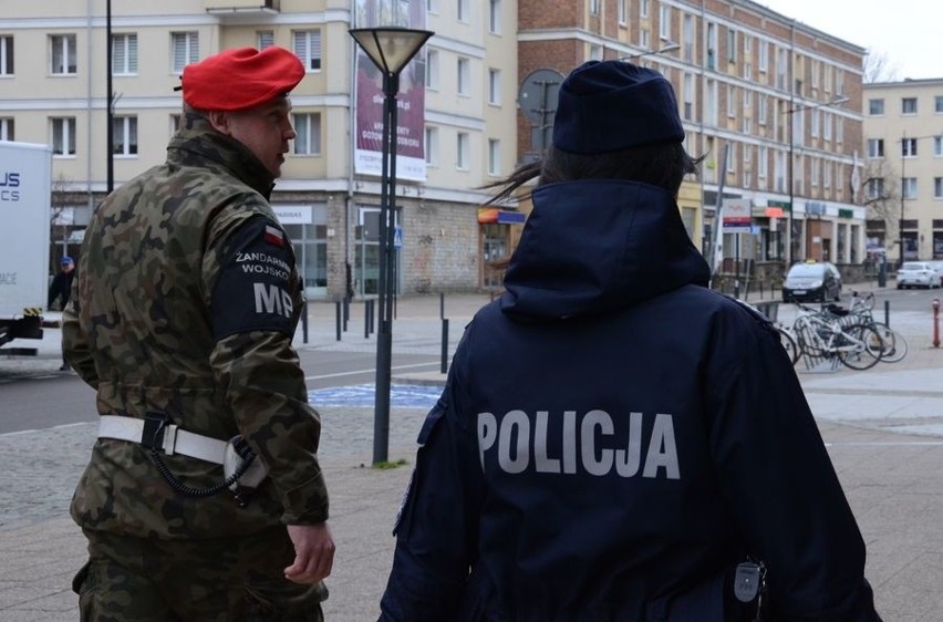 Patrole na ulicach Gdańska