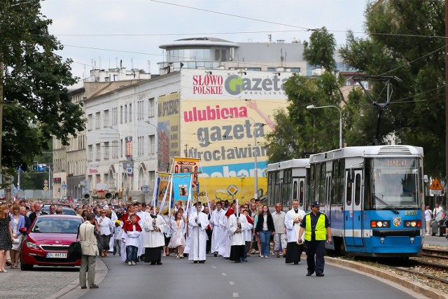 Zeszłoroczna wrocławska procesja w święto Bożego Ciała