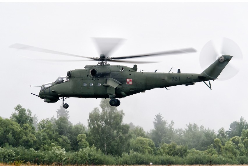 Jak informuje Wikipedia, śmigłowce z rodziny Mi-24 używane...