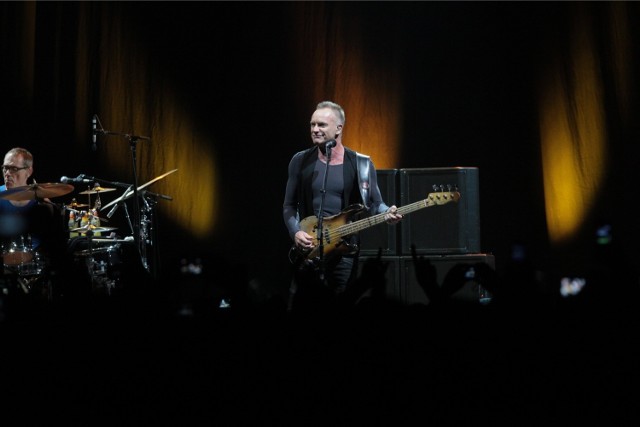 Sting w Łodzi w 2012 roku.