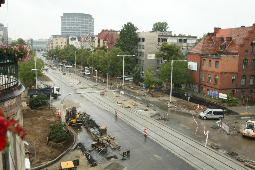 Remont Curie-Skłodowskiej - lipiec 2014