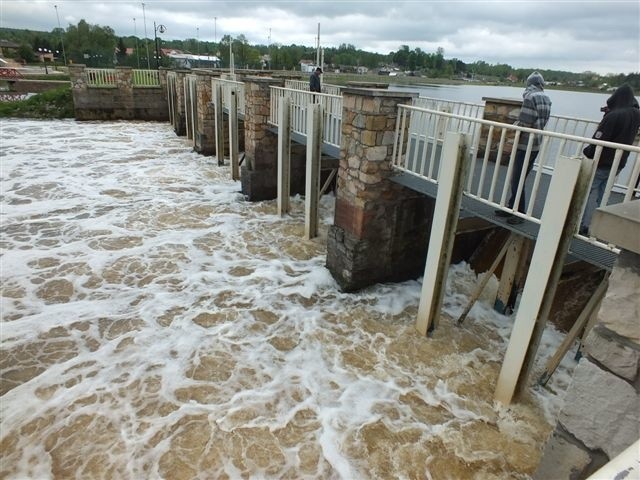 Sytuacja powodziowa w gminie Wąchock