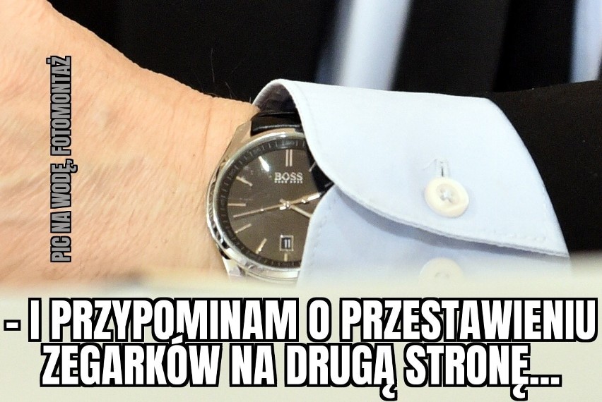 Jarosław Kaczyński zmienił czas o 180 stopni. Zegarek...