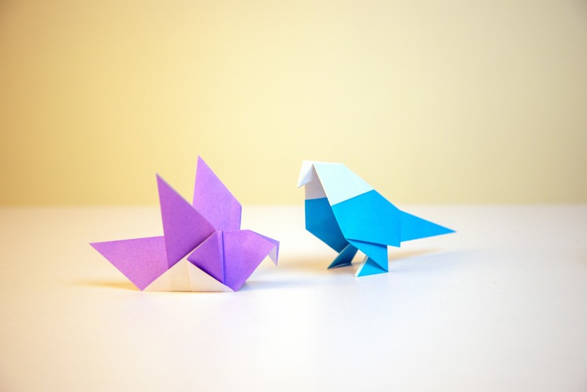 Z origami można stworzyć naprawdę piękne rzeczy....