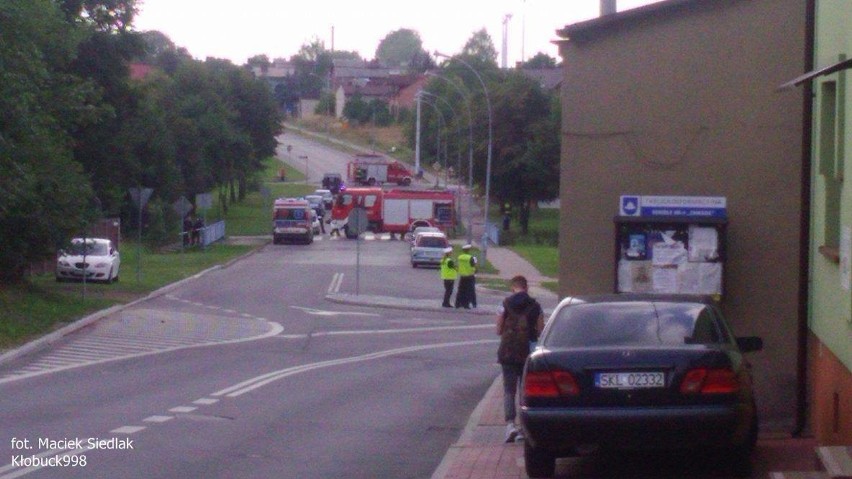 Kłobuck: Granat w sklepie z używaną odzieżą