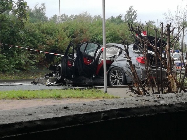 Wypadek na DTŚ w Katowicach. Przy Auchan zginęła kobieta