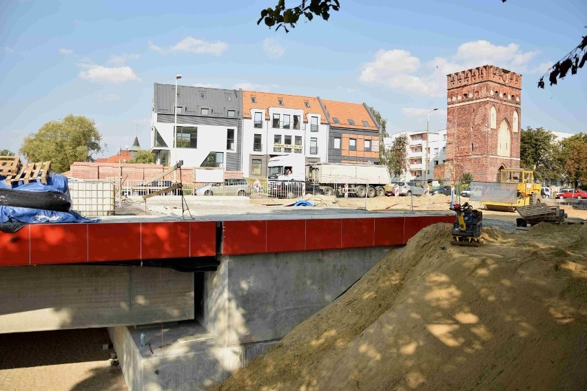 Budowa mostu na Nogacie w Malborku