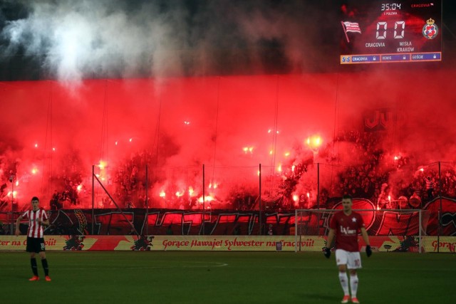 Ostatnie derby na Cracovii z kibicami obu drużyn 13.12.2017 r.