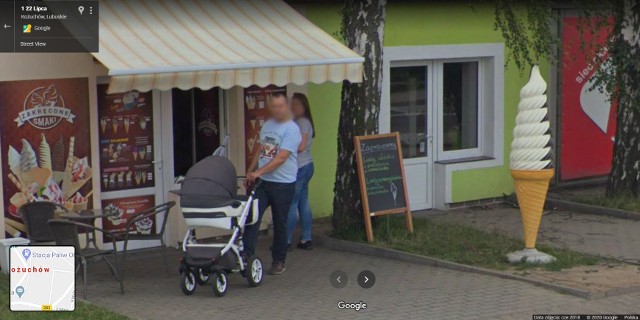 Kamery Google Street View jeździły po Kożuchowie w 2013 i 2018 roku.