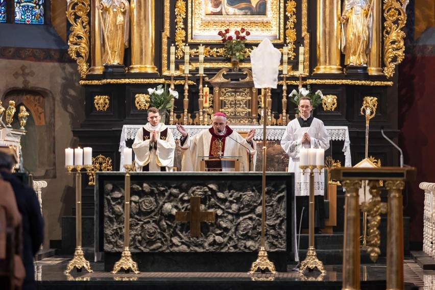 Msza święta Wieczerzy Pańskiej w bydgoskiej Katedrze.
