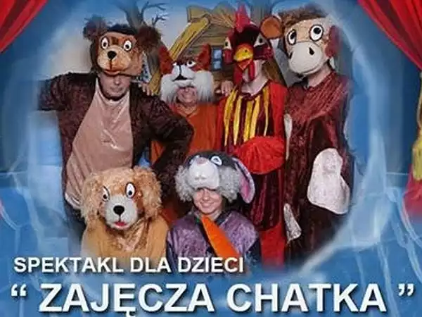 W ośrodku kultury w Przytocznej i w sali wiejskiej w Rokitnie wystawiony zostanie spektakl dla maluchów "Zajęcza Chatka&#8221;.